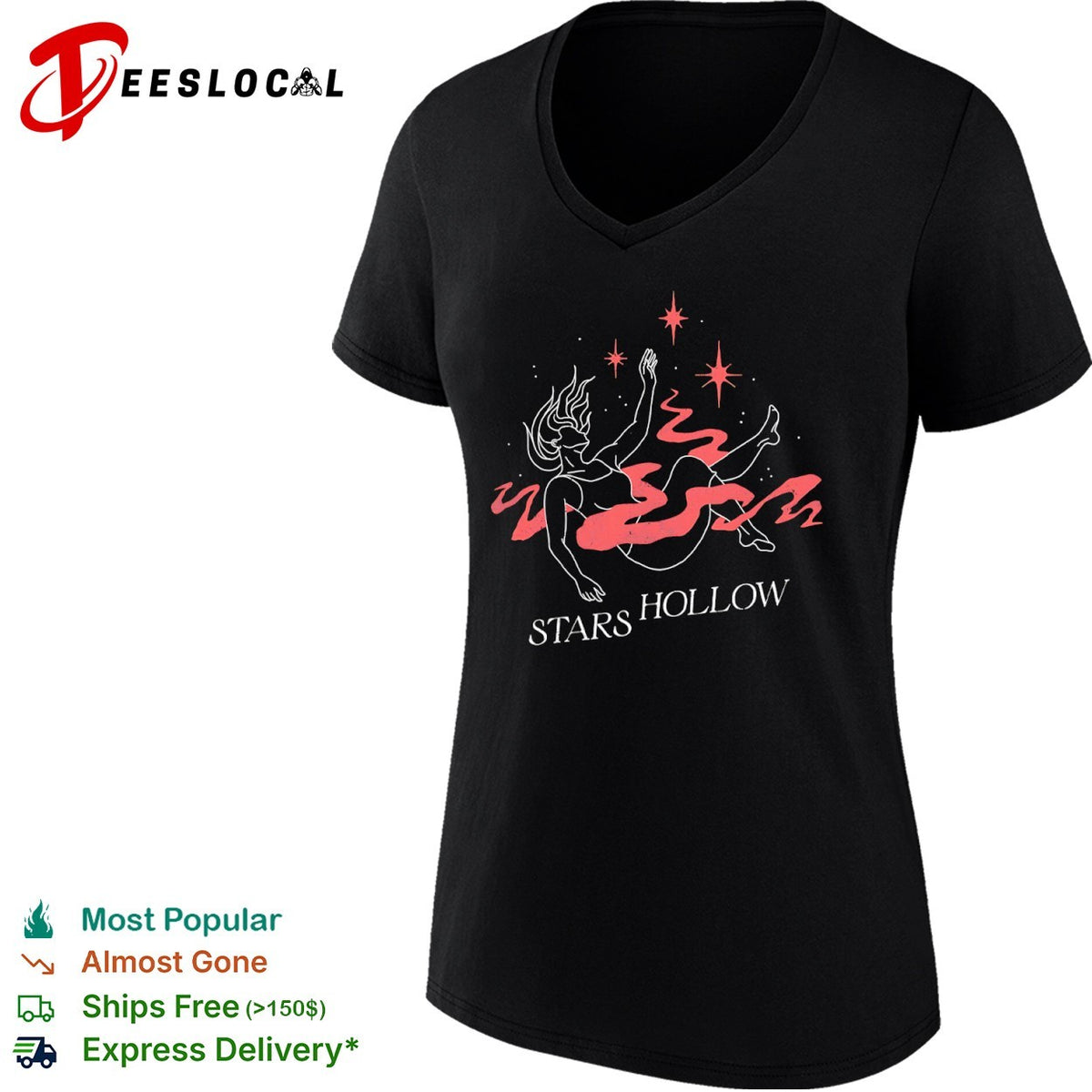 Stars Hollow Gilmore Girls Celestial Floating shirt