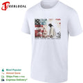 Stars Stripes and Jesus Christ American Flag Floral Christian Religious shirt