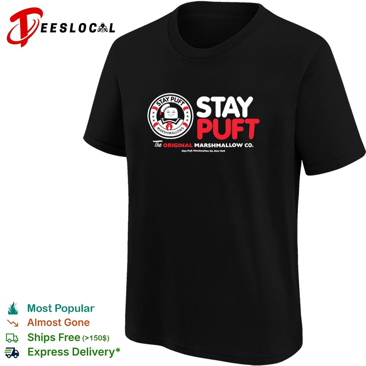 Stay Puft Marshmallows The Original Marshmallow Co New York Ghostbusters shirt