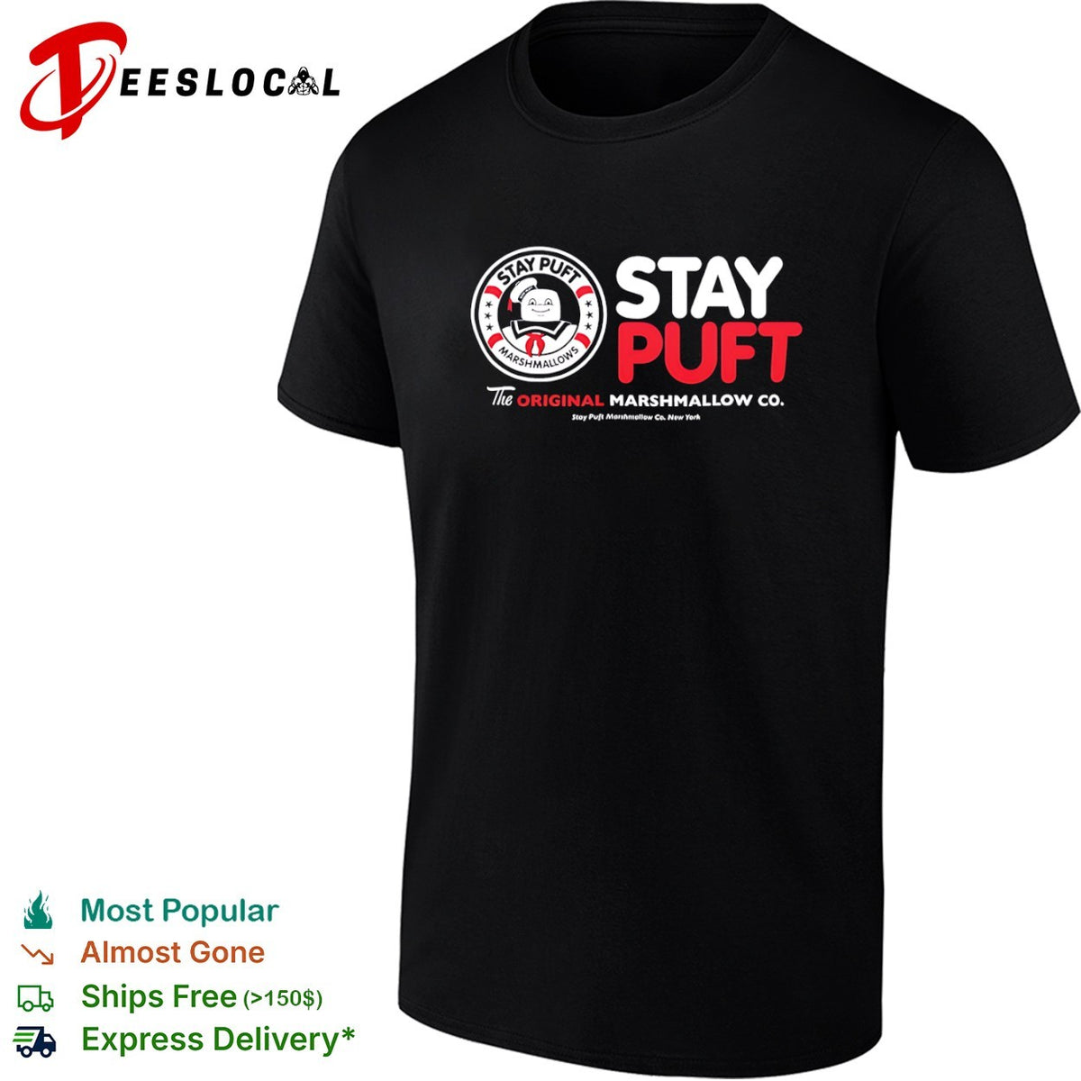 Stay Puft Marshmallows The Original Marshmallow Co New York Ghostbusters shirt