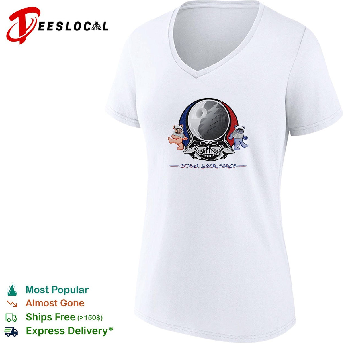 Steal Your Face Grateful Dead Darth Vader shirt