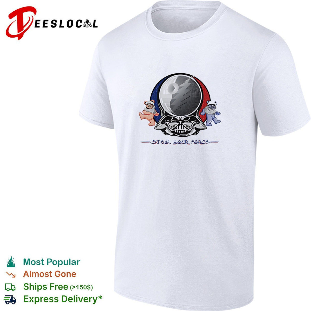 Steal Your Face Grateful Dead Darth Vader shirt