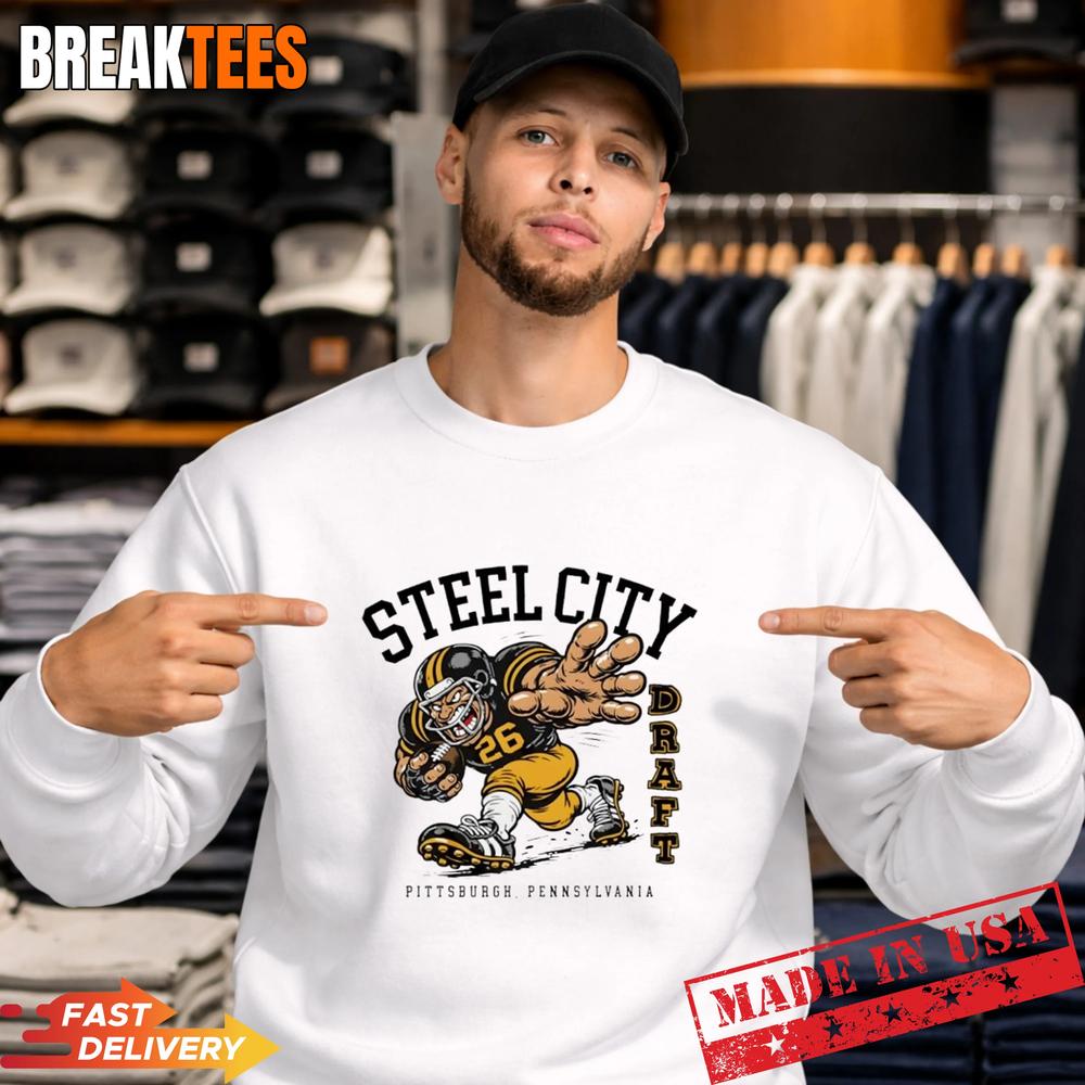 Steelers City Pennsylvania 2026 Draft Pittsburgh Mascot Football Shirt