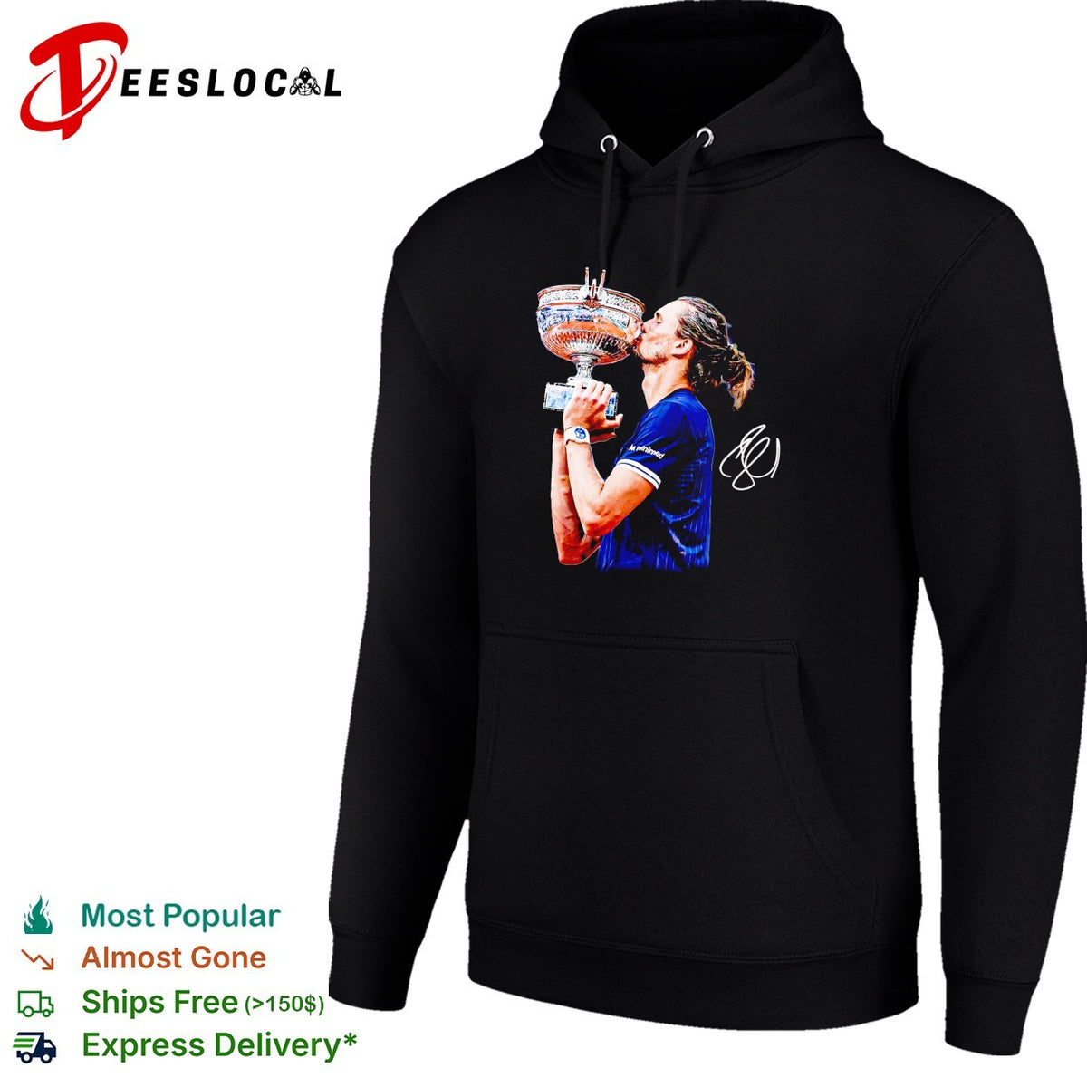 Stefanos Tsitsipas Roland Garros Muskeliers Cup French Open ATP tennis signature shirt