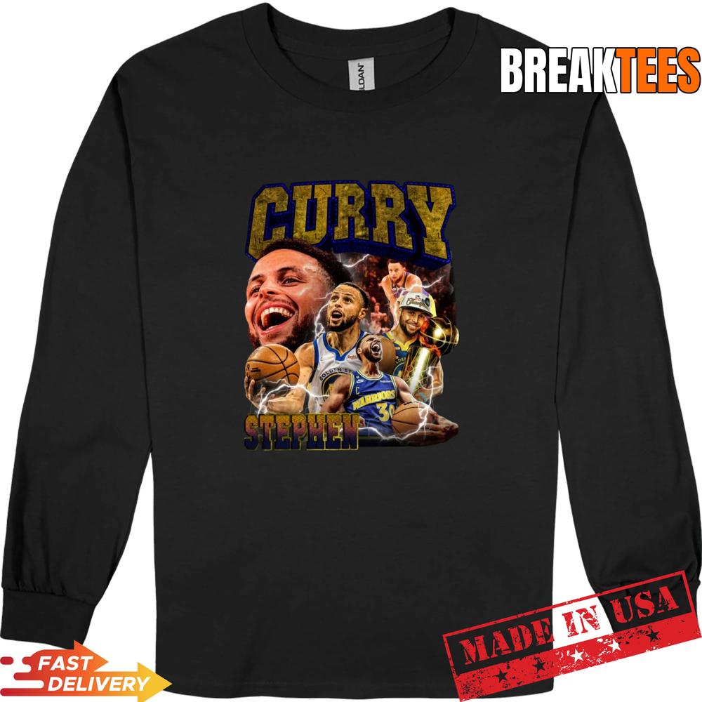 Legendary Stephen Curry Retro Vintage Basketball T-Shirt