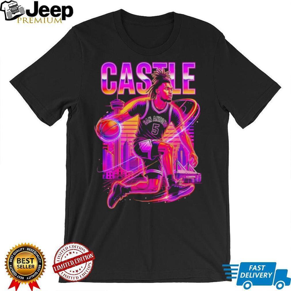 Stephon Castle dunk San Antonio Spurs Basketball NBA vintage shirt