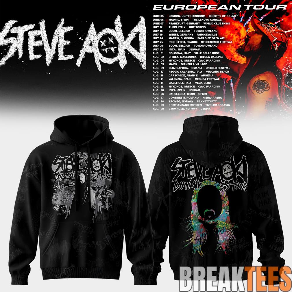 Steve Aoki 2026 Dim Mak 30 Tour Hoodie