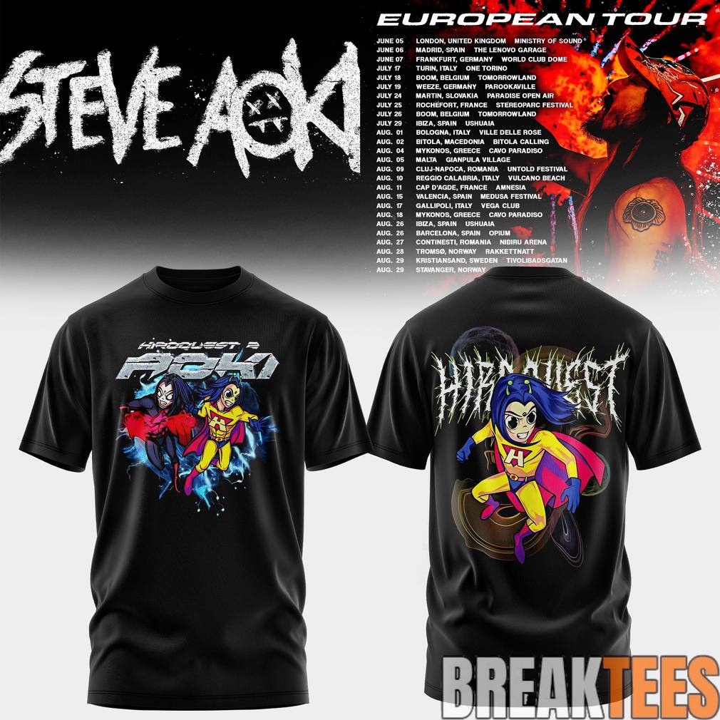 Steve Aoki 2026 Dim Mak 30 Tour Shirt