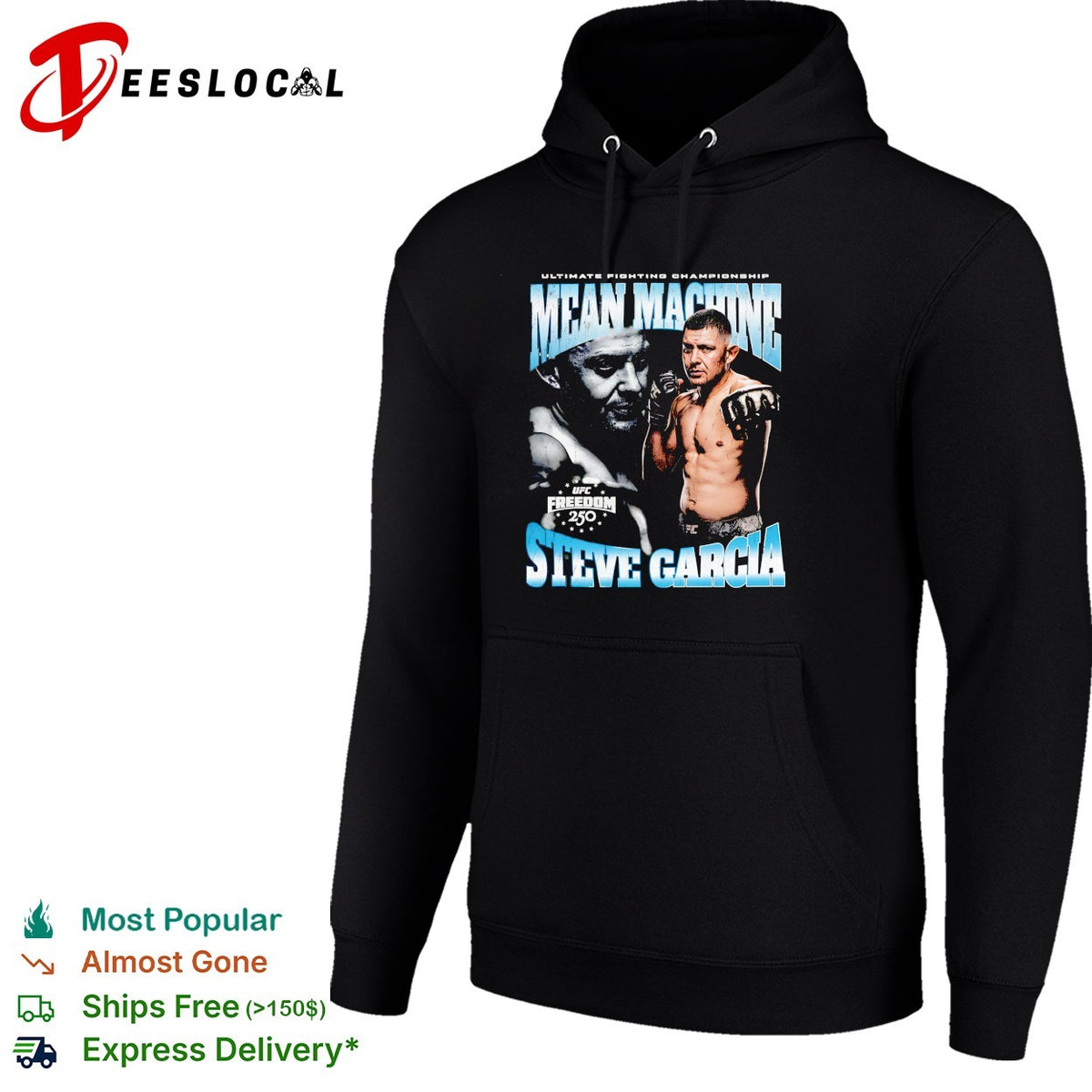 Steve Garcia mean machine UFC Freedom 250 Ultimate Fighting Championship poster shirt
