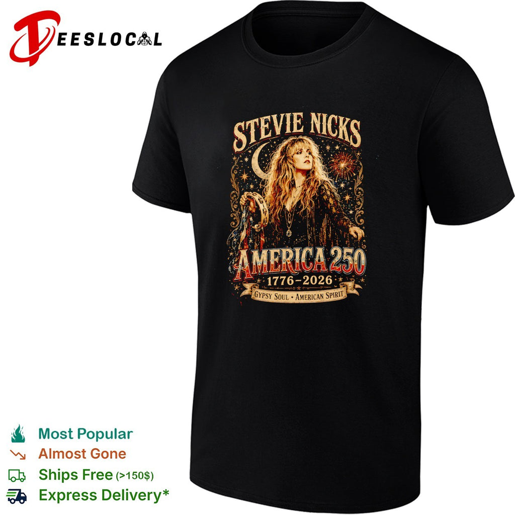 Stevie Nicks America 250 happy soul moon portrait poster shirt