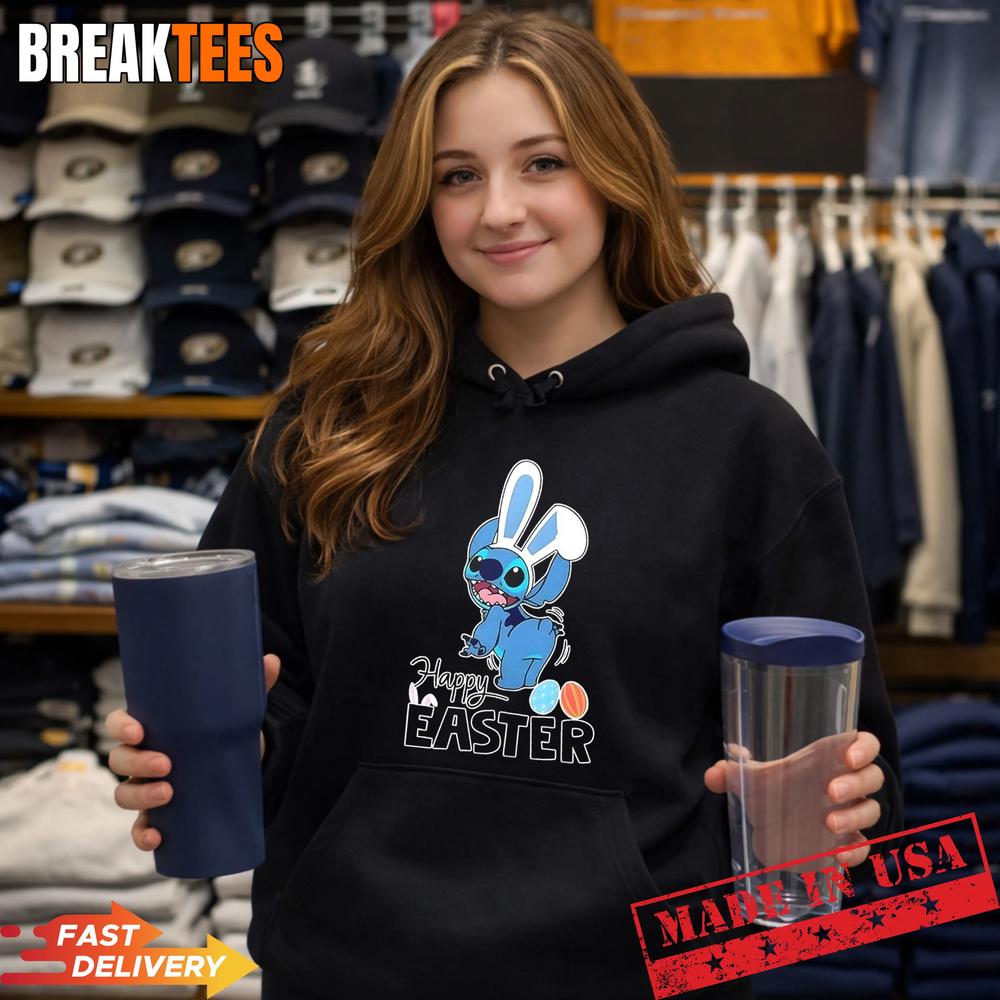 Stich Happy Easter 2026 T-Shirt