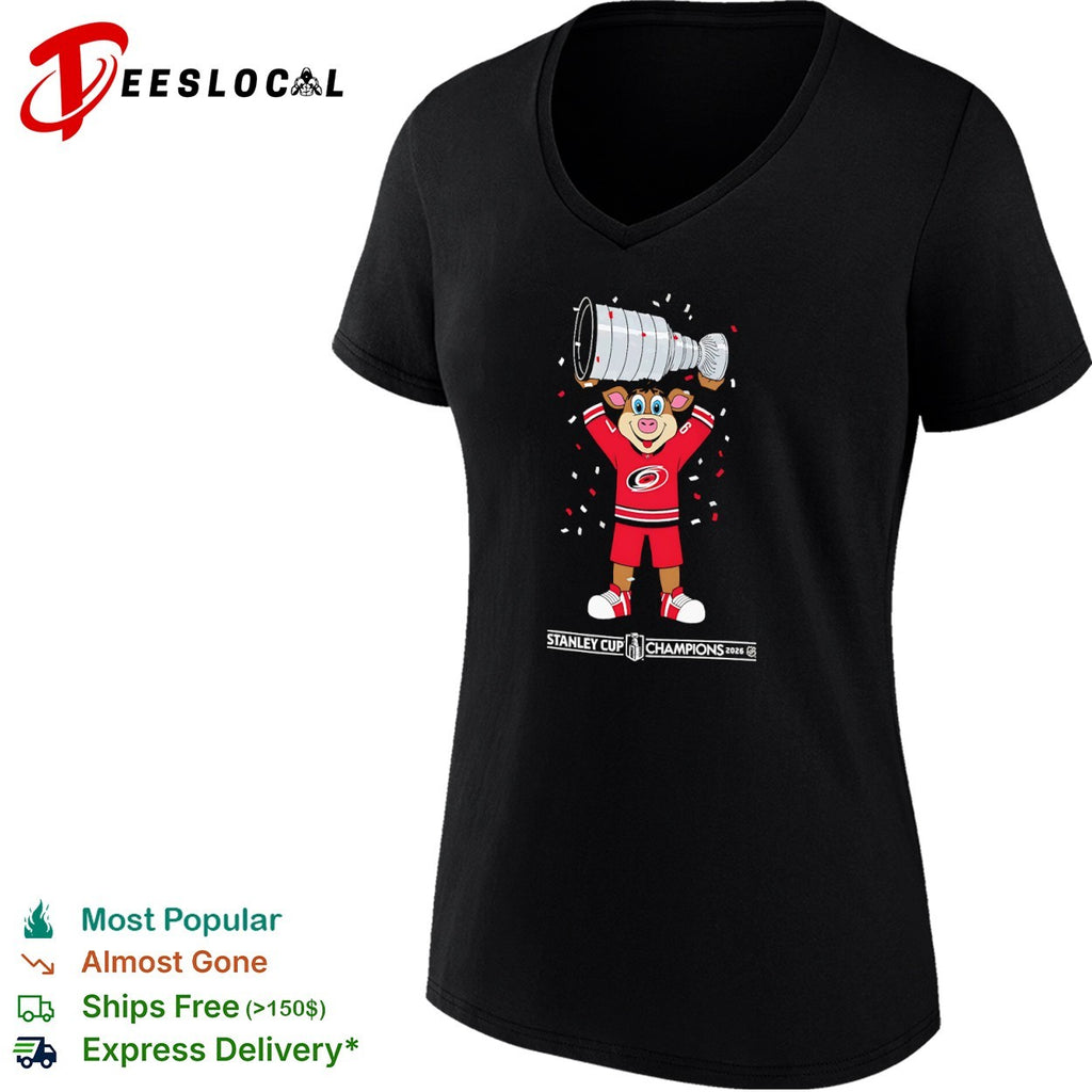 Stormy the Ice Hog Carolina Hurricanes Stanley Cup Champions 2026 NHL shirt
