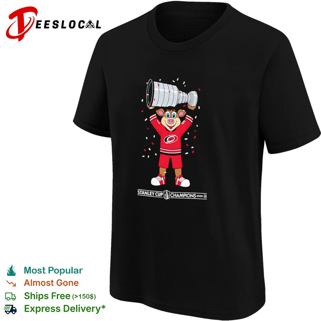 Stormy the Ice Hog Carolina Hurricanes Stanley Cup Champions 2026 NHL shirt