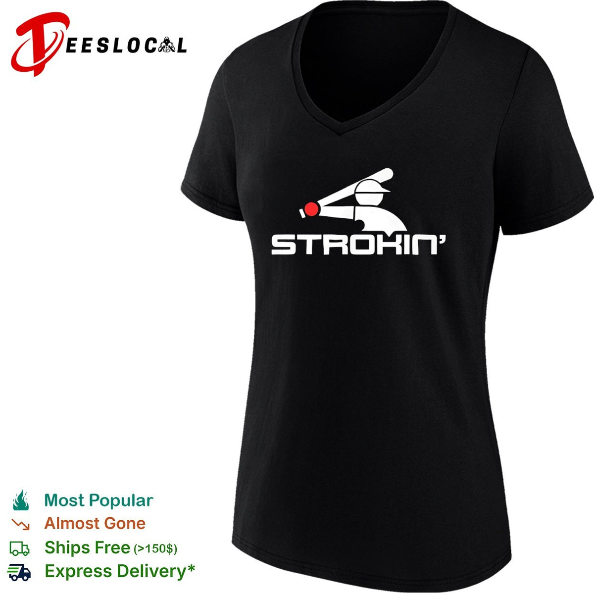 Strokin Baseball Logo Shirt