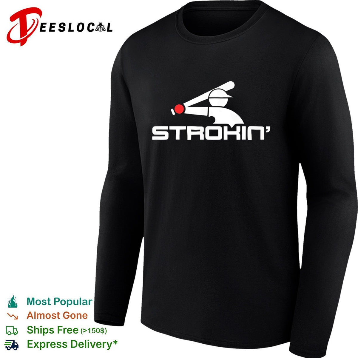 Strokin Baseball Logo Shirt