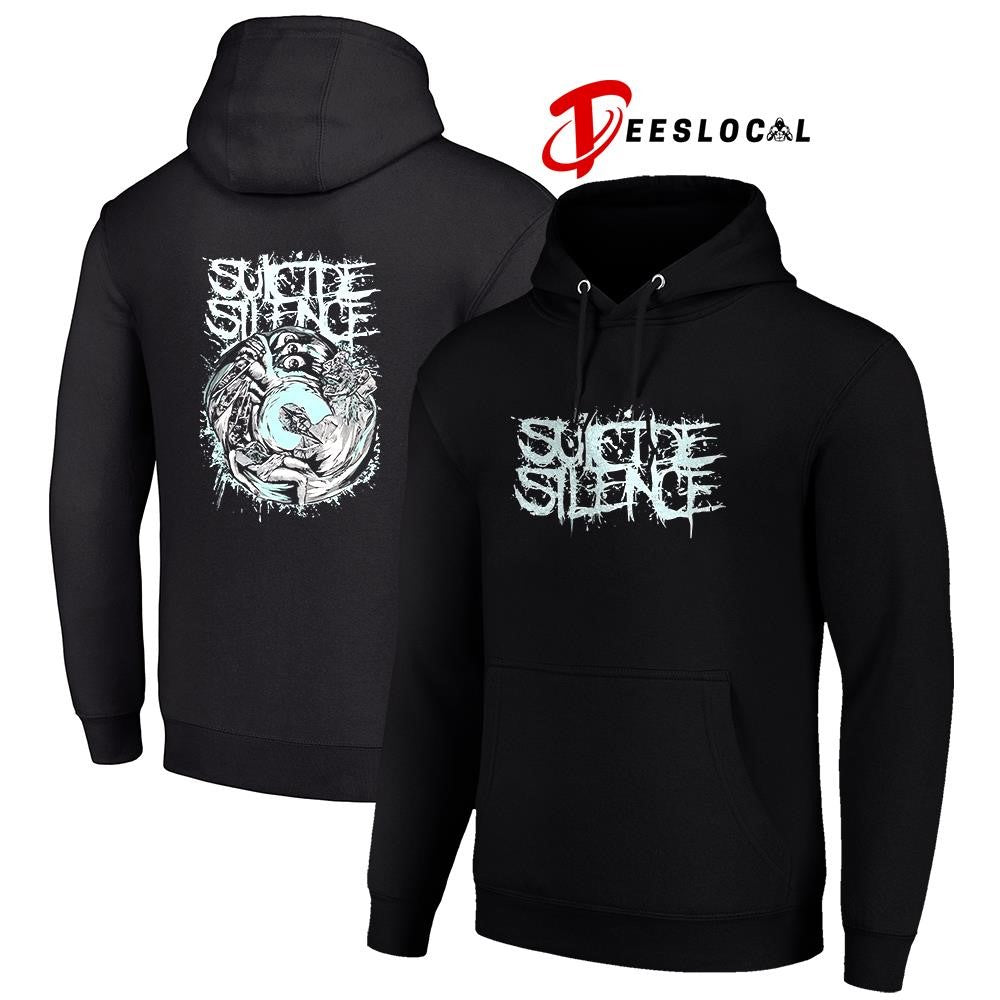 Suicide Silence hands of a killer glow in the dark graphic shirt