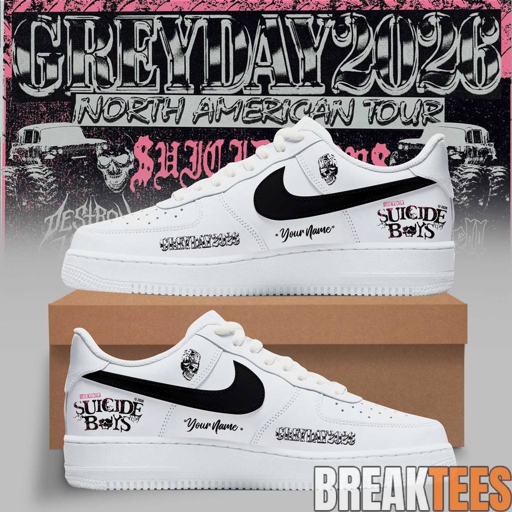 Suicideboys G59 Grey Day 2026 Custom Air Force 1 Sneaker