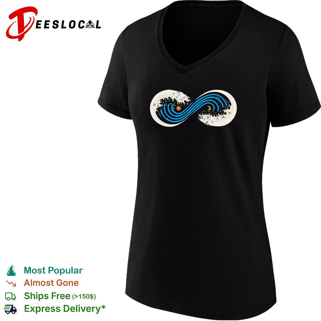 Sun and Moon Endless Great Wave vintage shirt