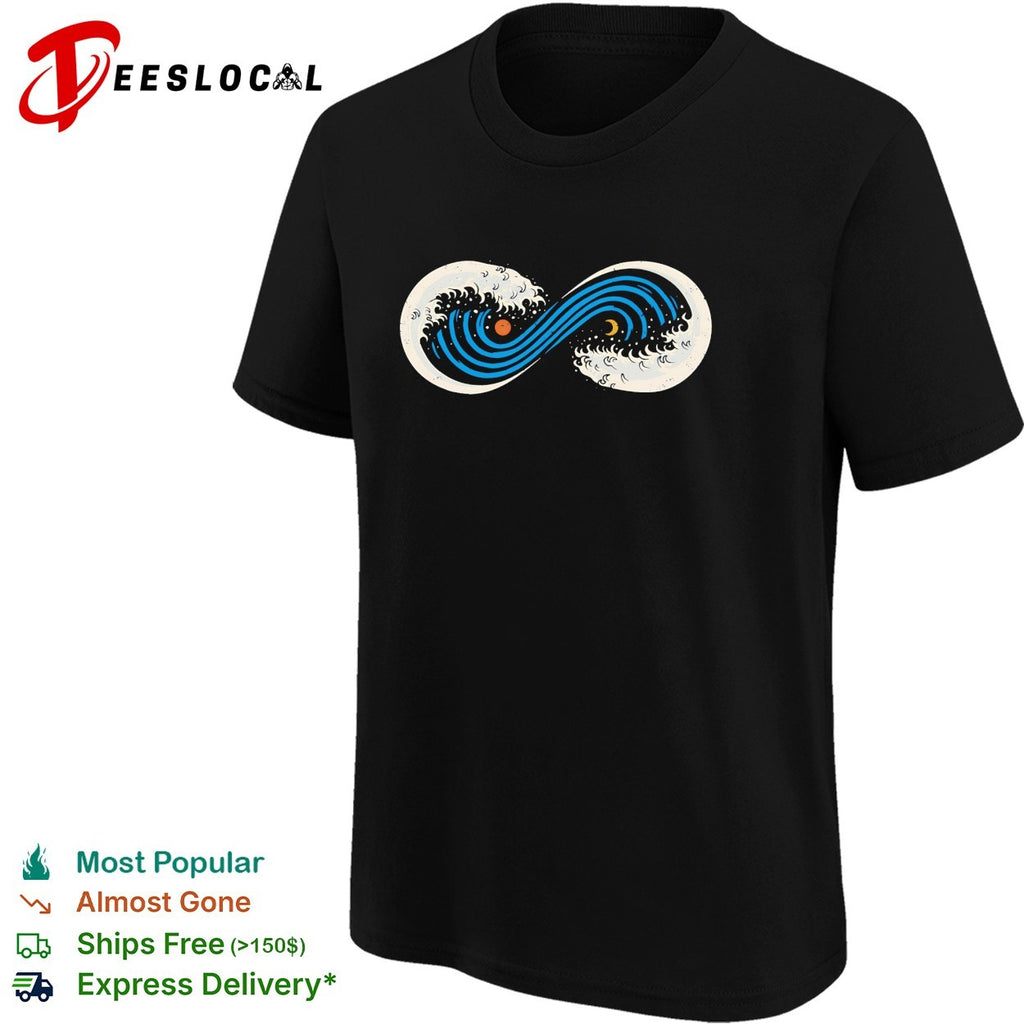 Sun and Moon Endless Great Wave vintage shirt