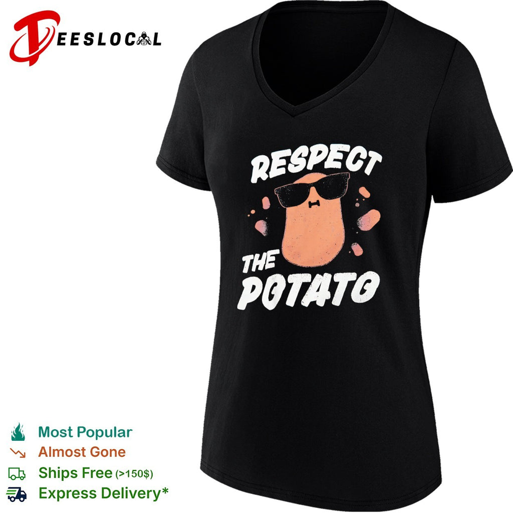 Sunglasses respect the potato shirt