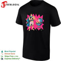 Superman heat vision laser eyes barbecue grill comic hero humor shirt