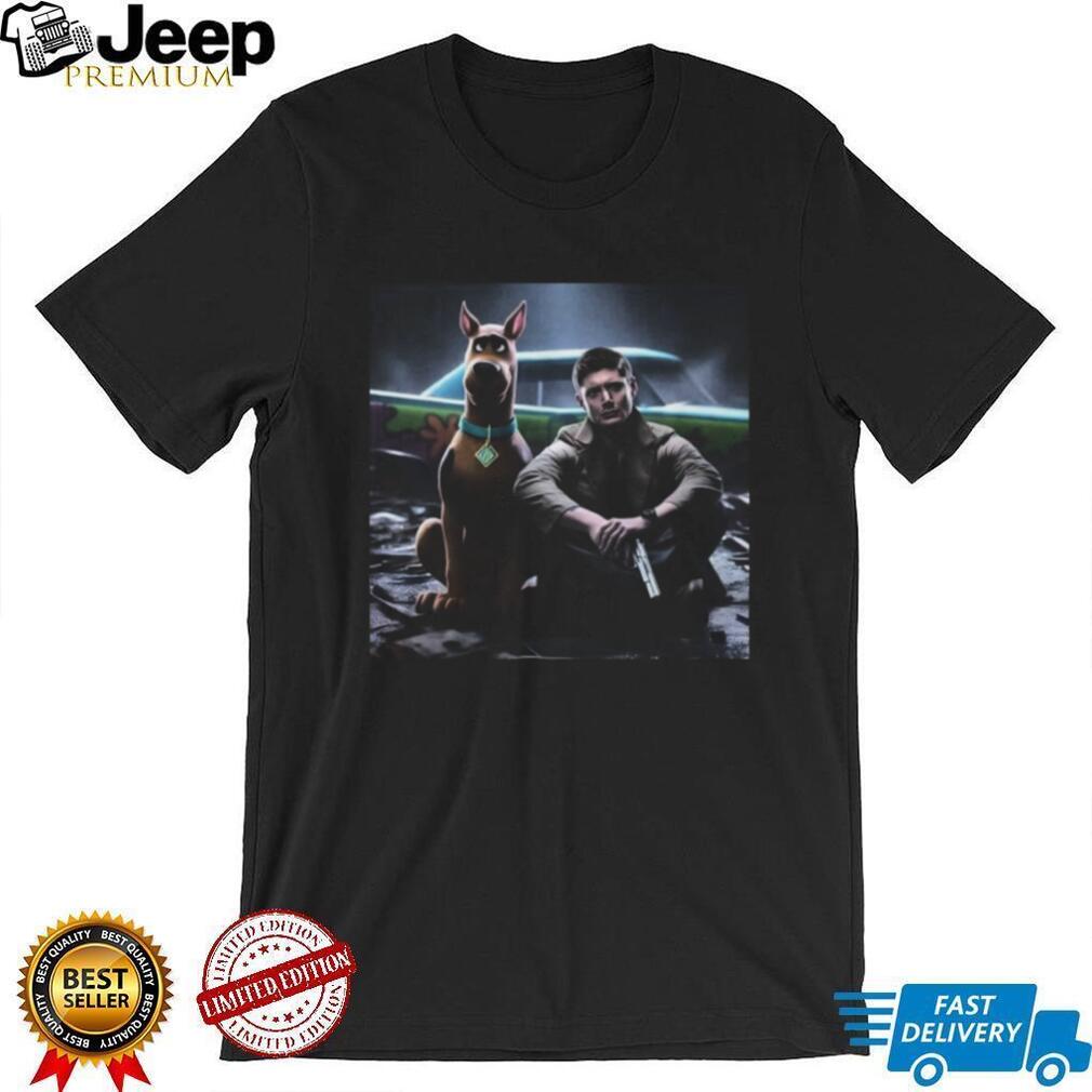 Supernatural Dean Winchester and Scooby Doo Mystery Machine Mashup Shirt