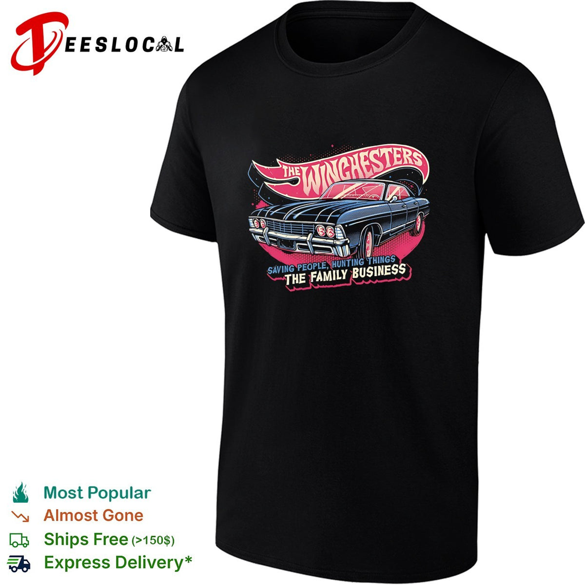 Supernatural The Winghesters Saving People Hunting Things The Family Business shirt