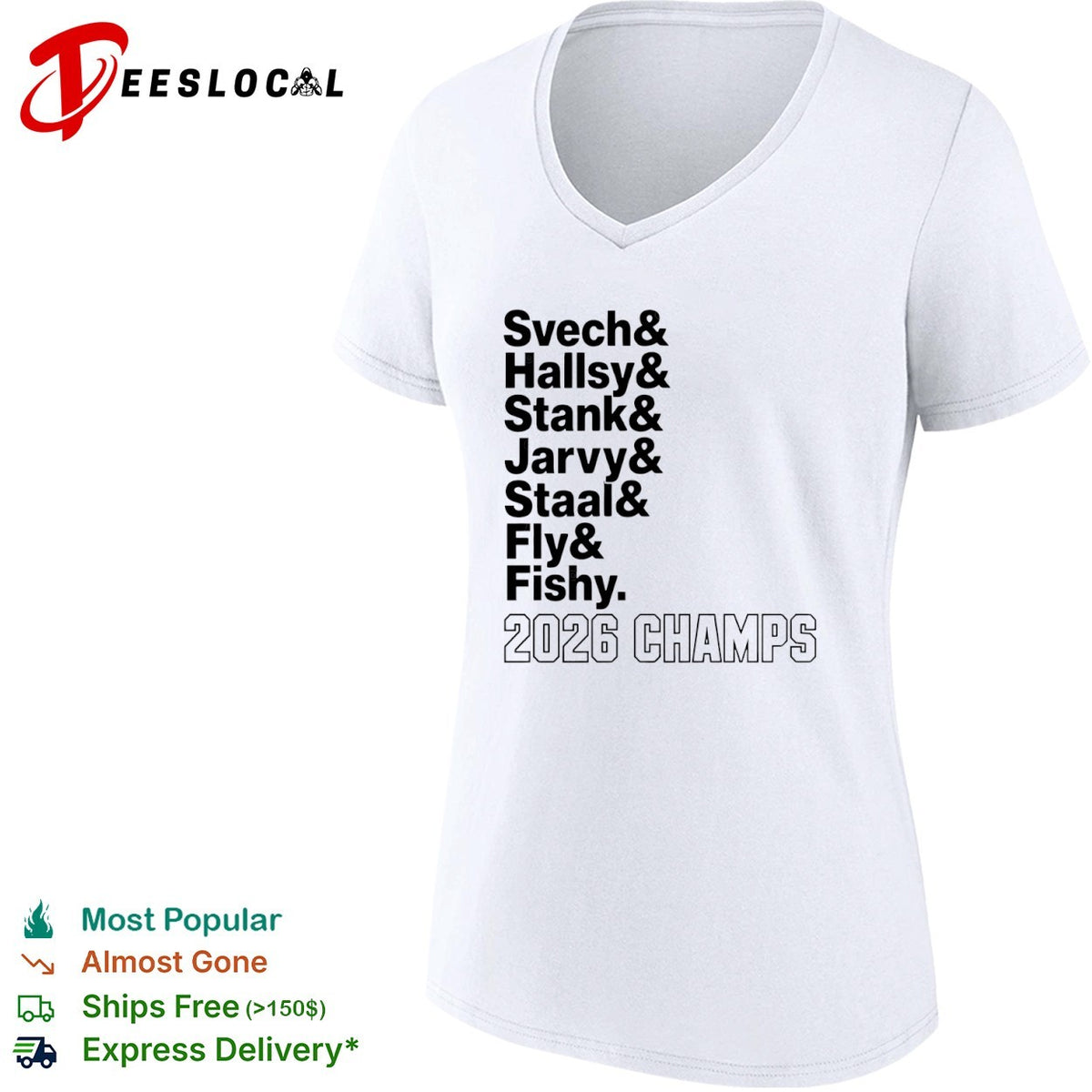 Svech Hallsy Stank Jarvy Staal Fly Fishy 2026 Champs Carolina Hurricanes shirt