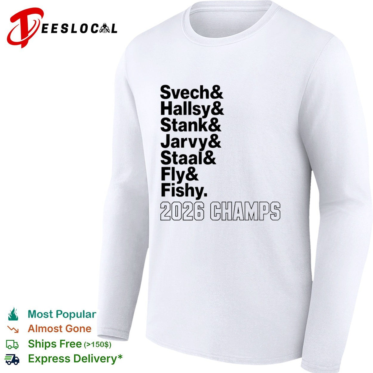 Svech Hallsy Stank Jarvy Staal Fly Fishy 2026 Champs Carolina Hurricanes shirt