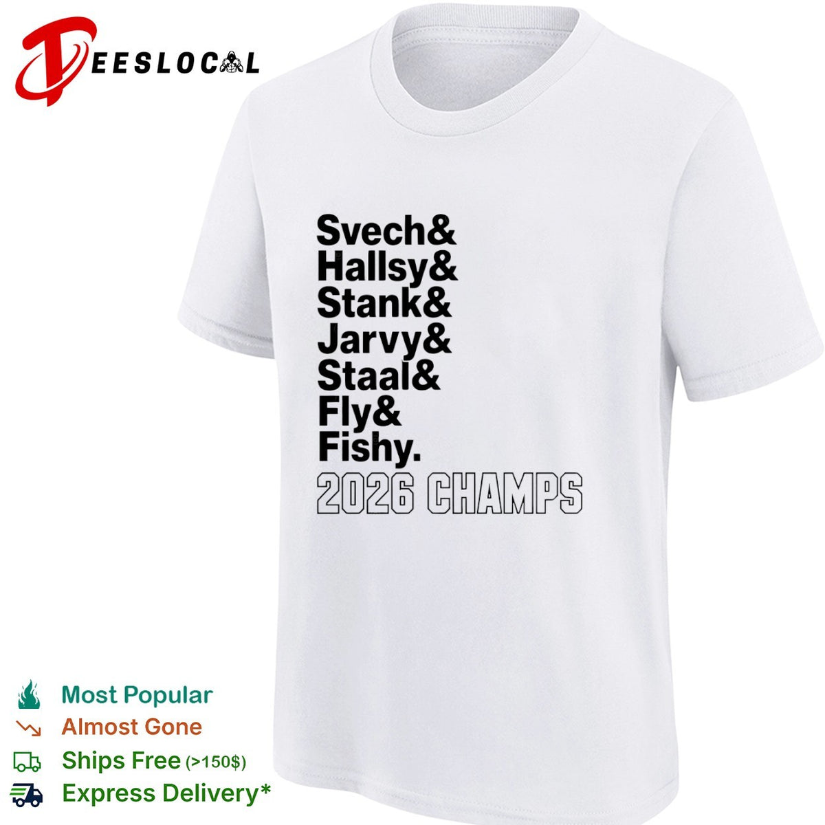 Svech Hallsy Stank Jarvy Staal Fly Fishy 2026 Champs Carolina Hurricanes shirt