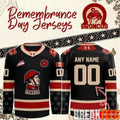 Swift Current Broncos Remembrance Day Hockey Jersey