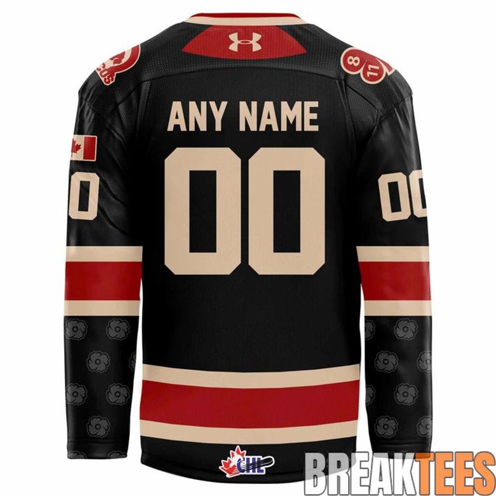 Swift Current Broncos Remembrance Day Hockey Jersey