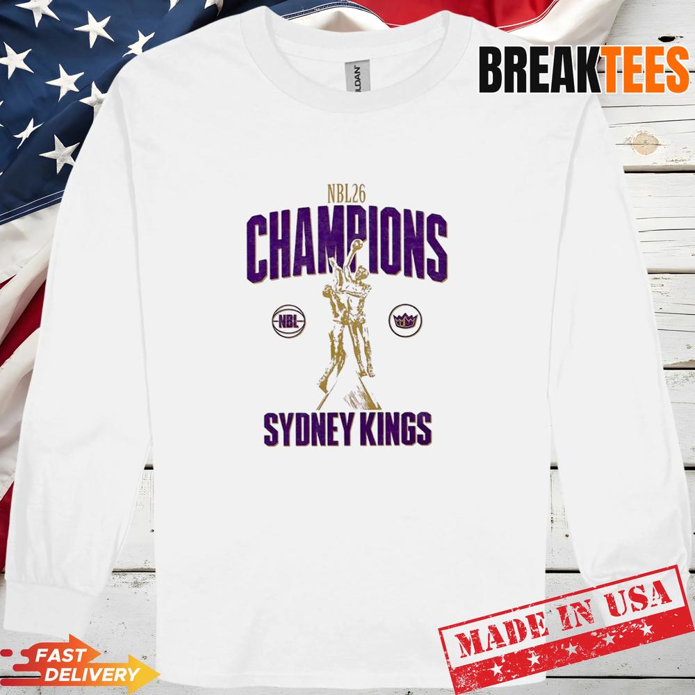 Sydney Kings 25 26 NBL Champions T-Shirt