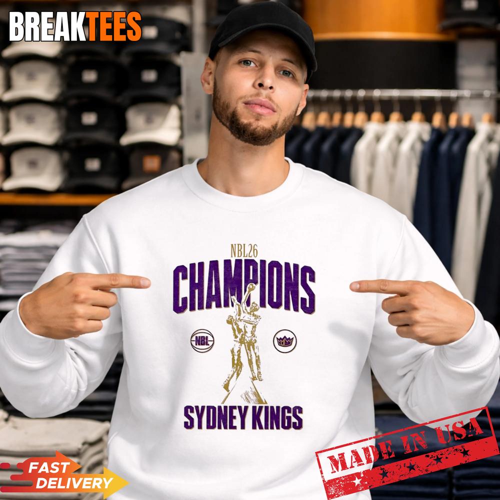 Sydney Kings 25 26 NBL Champions T-Shirt