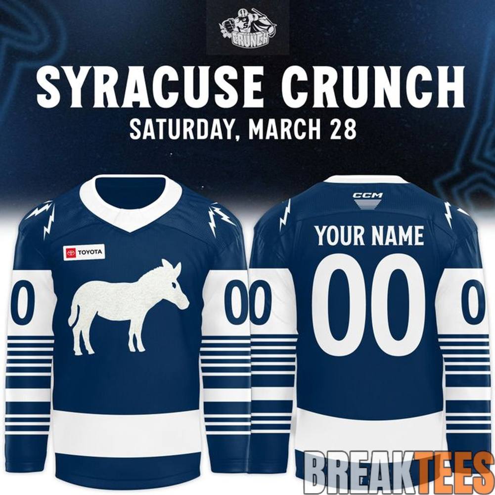 Syracuse Crunch Special New 2026 Hockey Jersey