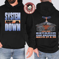 System Of A Down CDMX Mexico 2026 Pop Up Shop Merch Tee At Estadio GNP Seguros On 27 And 28 May 2026 Alien Pyramids Black Hoodie