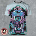 System Of A Down CDMX Mexico 2026 Poster De Jonas Santos At Estadio GNP Seguros On 27 And 28 May 2026 Eagle Inside Panther Mouth All Over Print Shirt