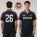 System Of A Down SOAD Paris France 2026 Specific Merch Polo Jersey At Stade De France On July 2 And 4 2026 Football Jersey