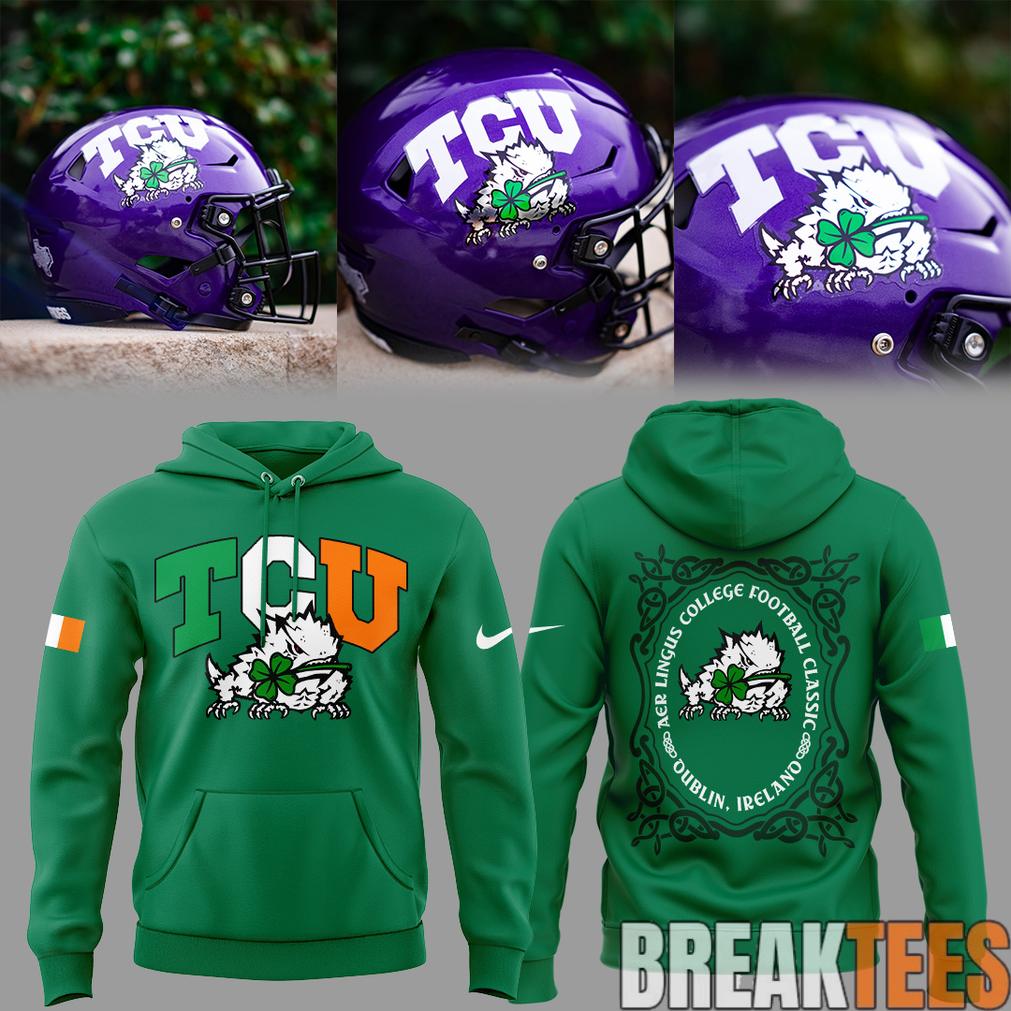 TCU Horned Frogs 2026 Ireland Game Limited Edition Hoodie