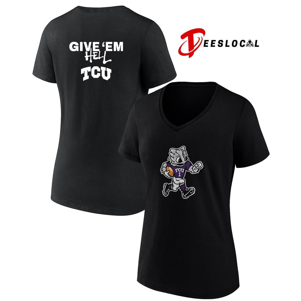 TCU Horned Frogs give ’em hell mascot shirt