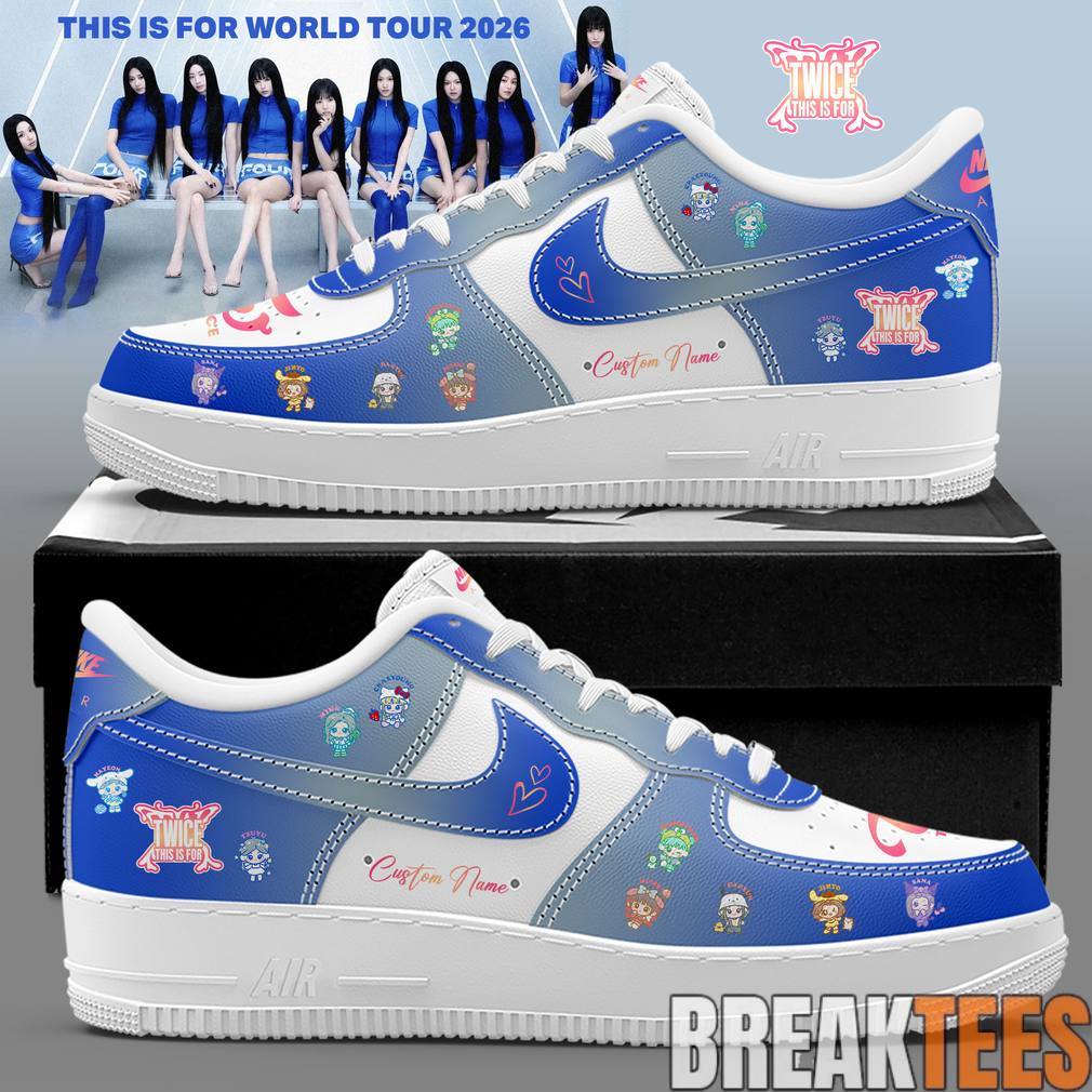 TWICE This Is For World Tour 2026 Custom Air Force 1 Shoes