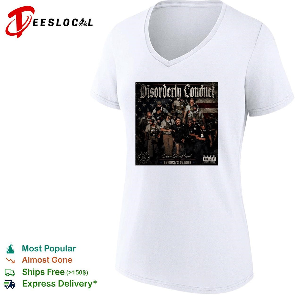 Tactical gear group portrait mixtape album cover shirt
