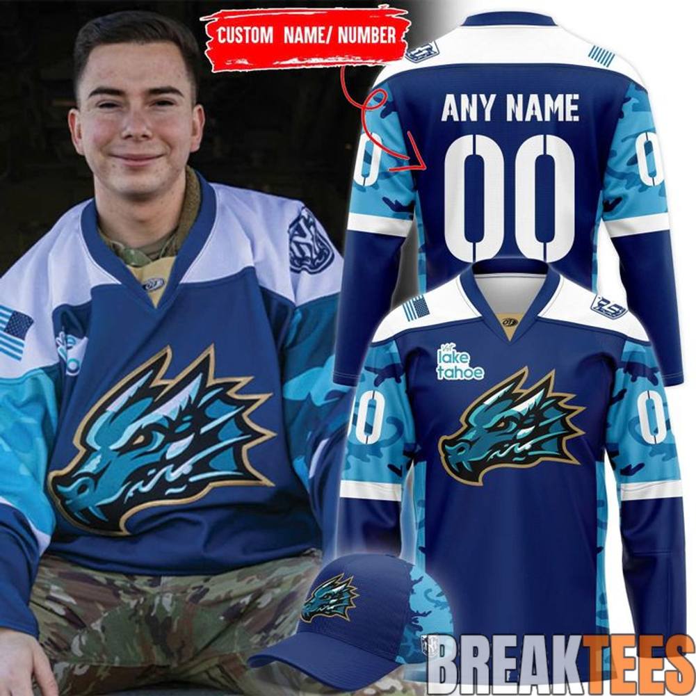 Tahoe Knight Monsters 2026 Military Appreciation Hockey Jersey