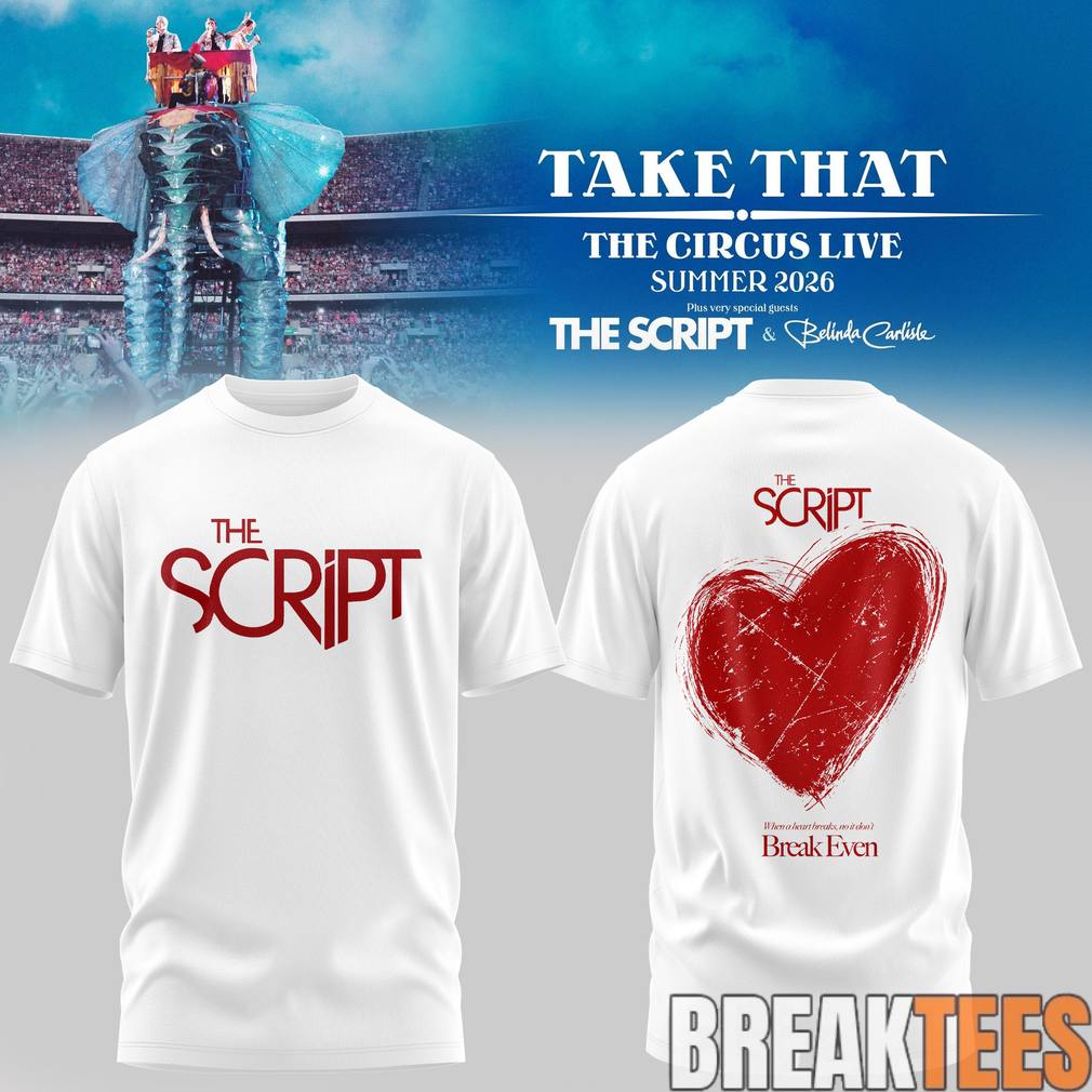 Take That x The Script The Circus Live Summer 2026 Shirt