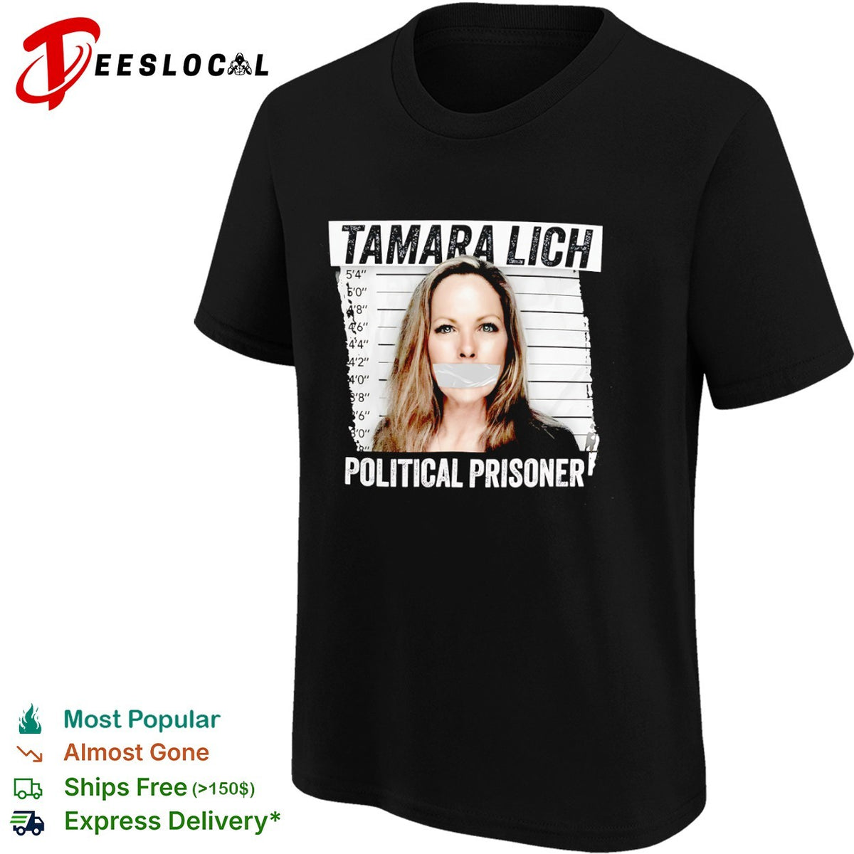 Tamara Lich Political Prisoner Mugshot shirt