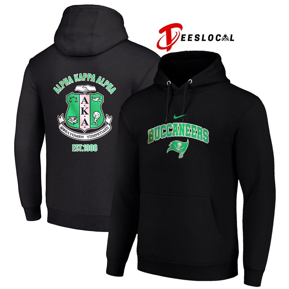 Tampa Bay Buccaneers x Alpha Kappa Alpha logo shirt