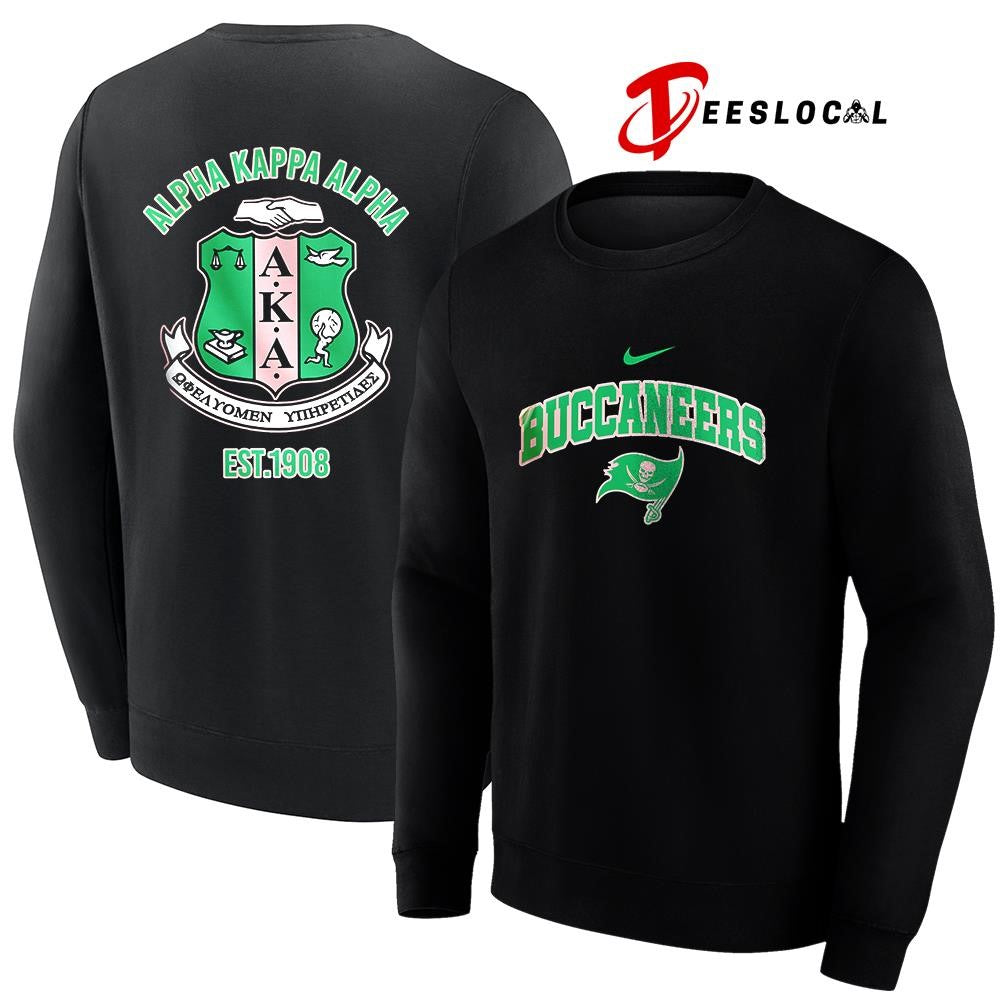 Tampa Bay Buccaneers x Alpha Kappa Alpha logo shirt