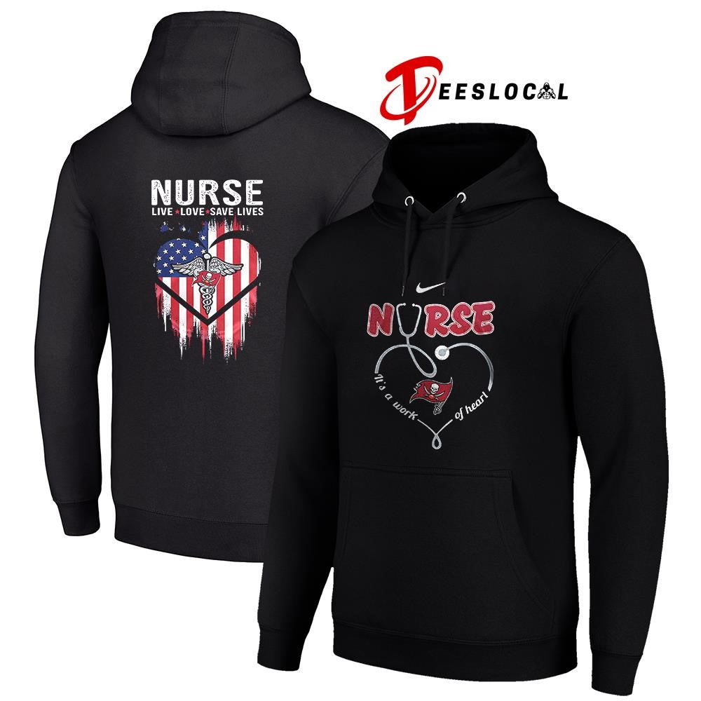 Tampa Bay Buccaneers x Army nurse it’s a work of heart shirt