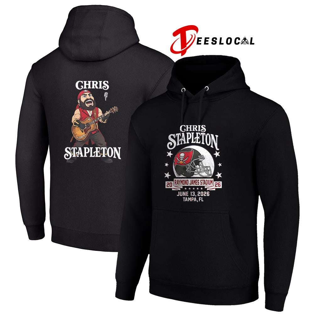Tampa Bay Buccaneers x Chris Stapleton All American Road show mascot shirt