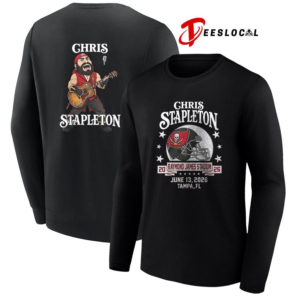 Tampa Bay Buccaneers x Chris Stapleton All American Road show mascot shirt